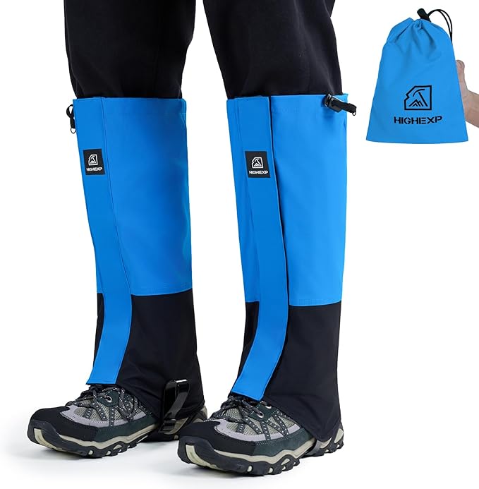 Leg Gaiters 100% Waterproof Adjustable Shoe Snow Boot Guard Gators for Hiking Shoe Cover Hunting Snowshoeing Climbing Walking for Women Men