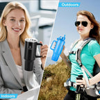 40 oz Tumbler with Handle and Straw or Convert to 40 oz Insulated Water Bottle Fits in Cup Holder. Stainless Steel Metal Water Flask with 2 Lids for Travel,Camping,Gym Sports Coffee Mug Thermal Cup