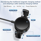 Clip on Galaxy Watch Charger, Suitable for Samsung Galaxy Watch 8/8 Classic/7/Ultra/6/6 Classic/5 Pro/5/4/4 Classic/3 Active2/1, Replace Samsung smartwatch Fast Charging Cable(4FT)