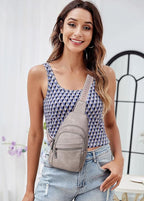 Sling Bag Crossbody Bags for Women Small Cross Body Bag Fanny Packs Chest Sling Purse for Daily Travel Leisure Sport