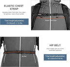 MOUNTAINTOP 30L Hiking Backpack,Men Women Camping Backpack,Lightweight Trekking Travel Backpacks for Climbing Skiing Cycling