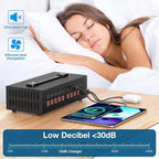 Portable USB~C Charger Block, 300W(40A) 40Port (20 USΒ A & 20 USΒ~C Port) Home USΒ Charging Station for Multiple Devices, Desktop USB Wall Charger Compatible with iPhone, iPad, Kindle, Tablets, Watch