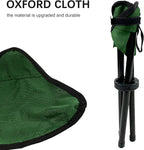 Folding Camping Stool Portable Outdoor Chair Use Height 13.7in Fishing Chair Seat for Camping Hiking Golf Hunting Hiking Outdoor Gardening and Travel Beach Maximum Weight Capacity 280 lbs(Green)