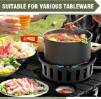 Bestfire Propane Burner, 72,000 BTU Single Burner Gas Stove for Outdoor Cooking, Windproof Camping Stove with Piezo Ignition, Extended Hose & 3 Adapters, Portable with Carrying Bag