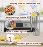 ROMANTICIST 20pcs Heavy Duty BBQ Grill Tool Set in Case - The Very Best Grill Gift for Father's Day and Christmas - Professional BBQ Accessories Set for Outdoor Cooking Camping Grilling Smoking