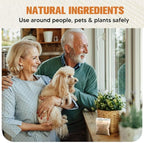 Pest Repellent, Rodent Repellent for Indoor and Outdoor, Keep Roach, Mouse, Ant, Moth and Spider Away from House, Attic, Kitchen and Car Engines, Safe for Kids and Pets, Protects 120 sq ft - 8P