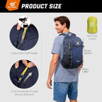 SKYSPER Hiking Daypack 30L Camping Backpack, Day Packs for Men Women Travel Outdoor Camp