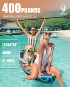 DAMA 11'*34"*6" Stand Up Paddle Board, Inflatable Paddle Board,Inflatable Paddle Boards for Adults w/a Wide, Smooth and Non Slip Deck, Versatile Styles, Suitable for Adults