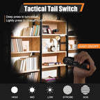 Esgofo LED Flashlights 2 Pack Bright Powerful EDC Handheld Flash Lights, High Lumens Pocket Linterna, 5 Modes, Waterproof, for Gift Survival Emergency Camping