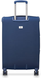 DELSEY PARIS Helium DLX Softside Expandable Luggage with Spinner Wheels, Navy Blue, 3 Piece Set (20/25/29)