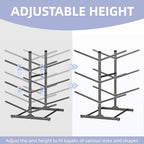 Kayak Storage Rack, Heavy-Duty Metal Kayak Storage Rack Adjustable Freestanding Kayak Stand, Canoe and Paddleboard Kayak Rack for Indoor & Outdoor Use