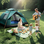 FUNANASUN 2-3 Person Camping Tent Automatic Instant Pop-Up Tents for Camping Easy and Quick Setup Camping Tent Waterproof Tent Family Tent for Camping/Backpacking/Hiking/Beach/Backyard/Outdoor Events