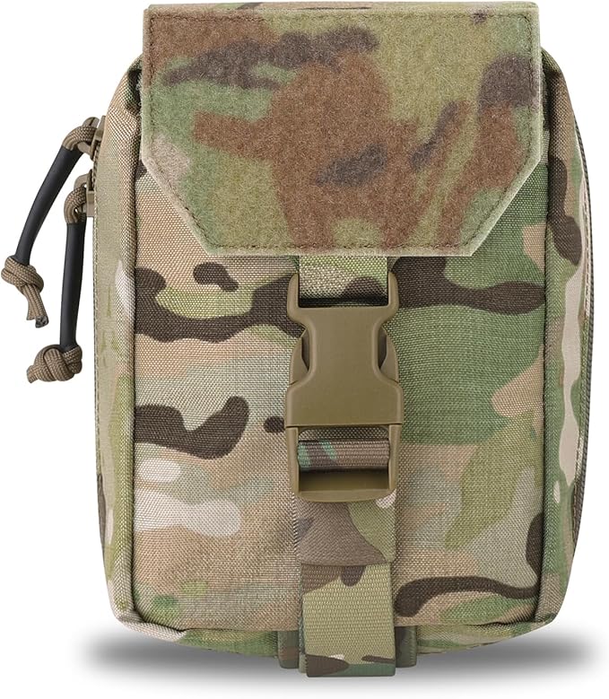 PETAC GEAR Tactical Rip Away Medical IFAK Pouch Tear Off First Aid EDC Pouches Molle & Belt Outdoor Emergency Survival Bag