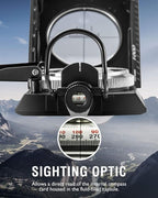 Eyeskey Multifunctional Military Sighting Navigation Compass with Inclinometer | Impact Resistant & Waterproof Compass for Hiking, Camping