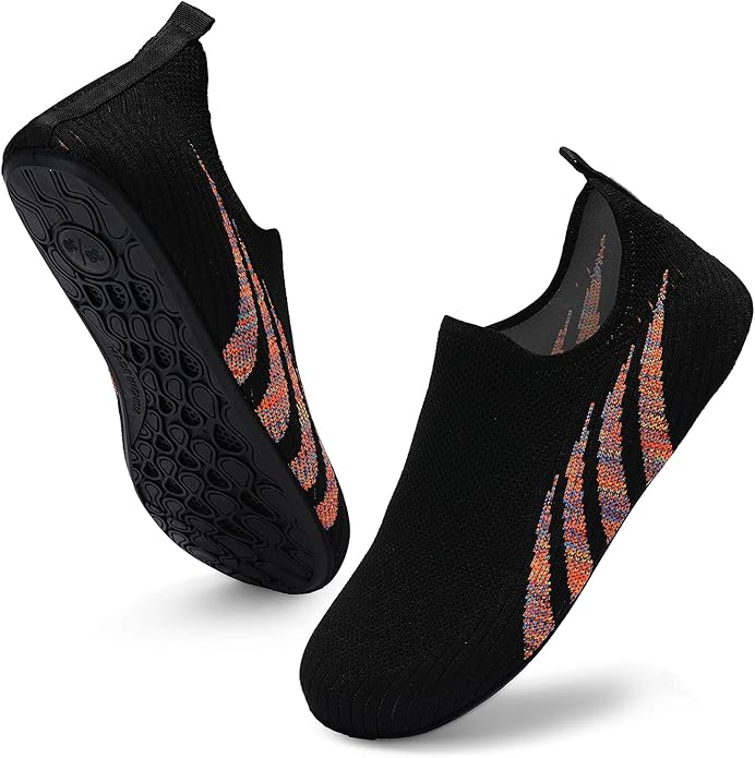 ANLUKE Womens Mens Water Shoes Barefoot Quick-Dry Aqua Socks for Beach Swim Surf Water Sport