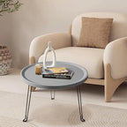 Home or Outdoor Multi-Functional Folding Portable Space-Saving Table (Grey)