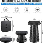 Collapsible Stool - Lightweight Folding Stool, 485lbs Capacity, Portable for Adults, Camping, Fishing, Hiking, Outdoor, Travel