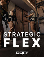 CQR Men's Flex Ripstop Tactical Pants, Water Resistant Stretch Cargo Pants, Lightweight EDC Hiking Work Pants