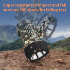 BUYSIGHT Rechargeable Spotlight Flashlight,1000,000 lumens Hand held Spotlight Waterproof Flashlight Hunting Lamp with red Filter (Camouflage Green)