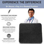 20" Gel Seat Cushion for Long Sitting(Jumbo&Thick) – Office Chair Cushion – Wheelchair Cushions for Pressure Sores – Non-Slip Desk Chair Car Seat Cushion Driving – Sciatica & Back Pain Relief