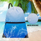 HOLYLUCK Drawstring Backpack Bag Sport Gym Sackpack