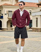 SEGANUP Men's Lightweight Windbreaker Jacket Outdoor Workout Windproof Dustproof Jacket Golf Hiking Wind Breaker with Pockets