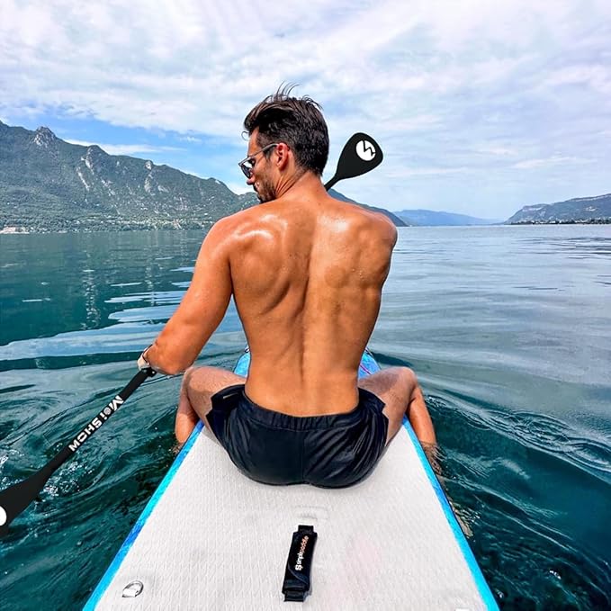 SUP Paddle Board Paddle - Adjustable Paddleboard Paddle Oar 4-Piece Floating Aluminum SUP Kayak Paddle