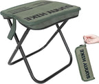 Folding Camping Stools for Adults Portable, Collapsible Stool with Carry Bag, Outdoor Chairs for Travel Walking Hiking Fishing Picnic Barbecue(Green)