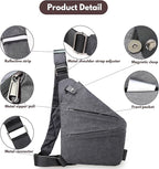 Anti Theft Travel Bag,Anti Theft Crossbody Bag, Sling Bag Travel Crossbody Bag for Women Men