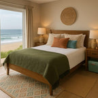 Open Road Goods Solid Color Mexican Yoga Blanket – Large Handwoven Throw for Yoga, Beach, Camping or Home – Soft and Durable Cotton Blend