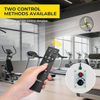 FUGOO 20'' Outdoor Quiet Remote Control Oscillating Wall Mount Fan,All Sealed BLDC Motor,4 Speed Waterproof Outdoor Fan With Remote, Heavy Duty Industrial Wall Fans for House,Patios,Garage,Warehouse