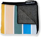 Nomadix Original Towel - Perfect for Beach, Pool, Travel, Camping, Yoga - Made with Recycled Materials - Super Absorbent - Sand Resistant - Stripes Retro - 72.5" x 30"