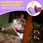 EverBrite LED Headlamp Rechargeable Kids Headlamp with RGB Mode and Adjustable Headband, 3 Modes Multicolor Headlamp for Camping, Reading, Exploring, Halloween, Christmas