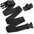 Luggage Straps for Suitcases TSA Approved, Travel Accessories to Connect Two Suitcase, Add Bag Luggage Straps for Carry On Your 3 Luggages Adjustable Buckle Belt, 2Pack Black