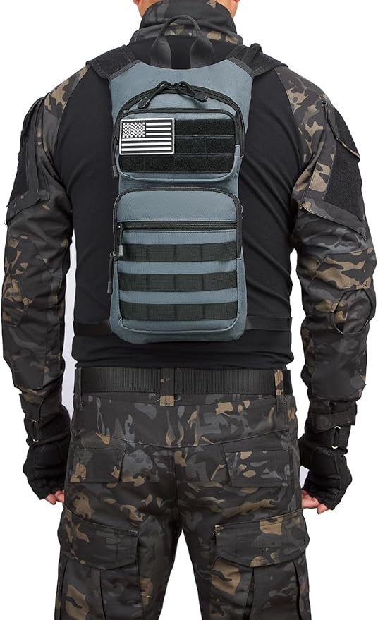 ATBP Insulated Hydration Pack Hiking Water Backpack Running Vest with 3L TPU Bladder Bag for Marathon Cycling Men