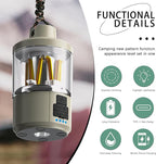 Ultra Bright LED Camping Light, Waterproof Camping Light, Portable Tent Light, Long Endurance Emergency Lighting, Outdoor Night Fishing Light