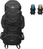 TETON 65L Scout Internal Frame Backpack for Hiking, Camping, Backpacking, Rain Cover Included