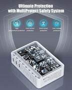 USB C Charger Block 440W Charging Station Hub,8 Port GaN III Fast Charging Brick with 5ft Extension Cord,PD QC PPS 100W Laptop Power Adapter for MacBook Pro/Air,iPhone 16/15,Samsung Galaxy,Dell etc