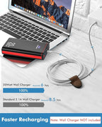 Ayeway Battery Pack USB C Portable Charger PD 20W Fast Charging 26800mAh Power Bank with 5 Ports Output,External Battery Phone Charger for iPhone 13,14,15,MacBook,Samsung Galaxy,Gamepads,Travel,etc.