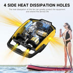 50PSI Paddle Board Pump Electric Portable, 10000mAh Sup Pump with Auto-Off,9 Modes Paddleboard Pump for Stand Up Paddle Board/Car/Kayak/Motorcycle/Bicycle (Rechargeable)