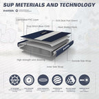 Inflatable Stand-Up Paddle Boards – Available 32"/33"/34" Widths Inflatable Paddle Board with SUP Accessories, Camera Mount, Basic All-Around SUP Board for All Skill Levels, Up to 450lbs