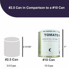 Military Surplus Freeze Dried Dehydrated Tomato Powder Can | Jarred and Packed Emergency Food For Survival, Camping 25+ years shelf life | Easy Prep Food Pack of 1