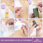 ME.FAN 18 Pack Travel Bottles for Toiletries, TSA Approved Travel Size Containers Set, Silicone Squeezable Portable Split Bottle, Travel Accessories for Conditioner, Shampoo, Lotion - Yellow