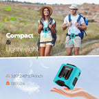 Portable Waist Fan - 14500mAh Rechargeable Battery, 67Hrs Cooling Belt Fan, 5 Powerful Speed & 360° Rotatable, Hands Free Clip On Waist With LED Light for Work Gift Camping Travel Outdoor
