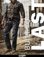 CQR Men's Tactical Pants, Water Resistant Ripstop Cargo Pants, Lightweight EDC Work Hiking Pants, Outdoor Apparel