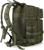 QT&QY 25L/45L Military Tactical Backpack For Men Molle Daypack 3 Day Bug Out Bag Hiking Rucksack With Bottle Holder