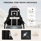 LOVEVOOK Lunch Backpack with Lunch Compartment,15.6 Inch Laptop Work Travel Insulated Cooler Backpack,Waterproof College Teacher Lunch Bag Box with Tumbler Holder,Gifts for Men Women,Beige-Black-Brown
