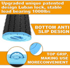 ALEVMOOM Upgraded XXL 19.7" Collapsible Stool, Heavy Duty Portable Folding Stool Max Load 1000 lbs, Retractable Telescoping Foldable Seat for Camping Fishing Hiking Travel BBQ