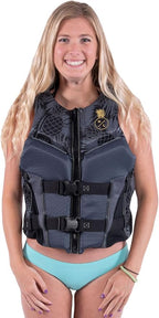 HyperLite Women's Elite Life Jacket - US Coast Guard Approved Level 70 Buoyancy Aid, Great for Any Water Sports Activity Including Boating, Paddle & Swimming