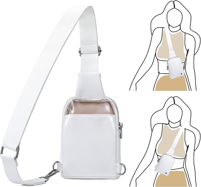 INICAT Sling Bag for Women Touchscreen Small Crossbody Cell Phone Purse Fanny Pack